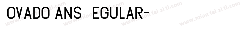 MovadoSans Regular字体转换